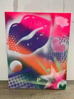 Graffiti On Canvas - Abstract