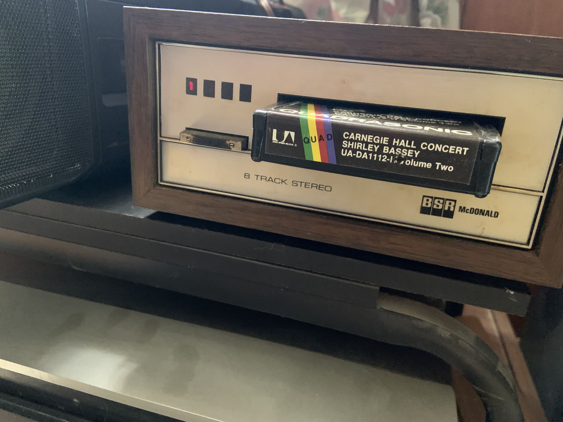 On Hold For Pickup Pending) Vintage 8 Track Player. Plug Into Outlet And Need To Plug Into Speakers 