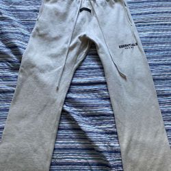 Light Oat Meal Essential Sweat Pants Size M