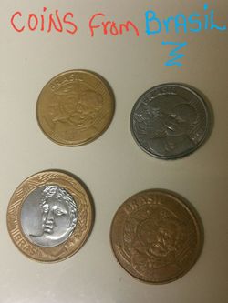 "BRASIL" coins