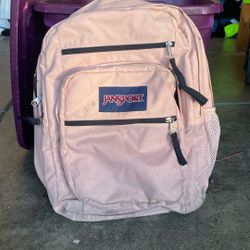 Pink JanSport Backpack