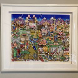 FAZZINO ORIGINAL 3D  LAS VEGAS PICTURE. $2000  ORIGINAL PRICE $3300.  