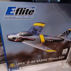 UMX f 86 EDF jet bind and fly brand new in a box special summer deal $189