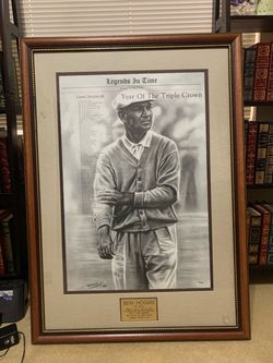 Ben Hogan - Year of the Hawk Lithograph #149/950