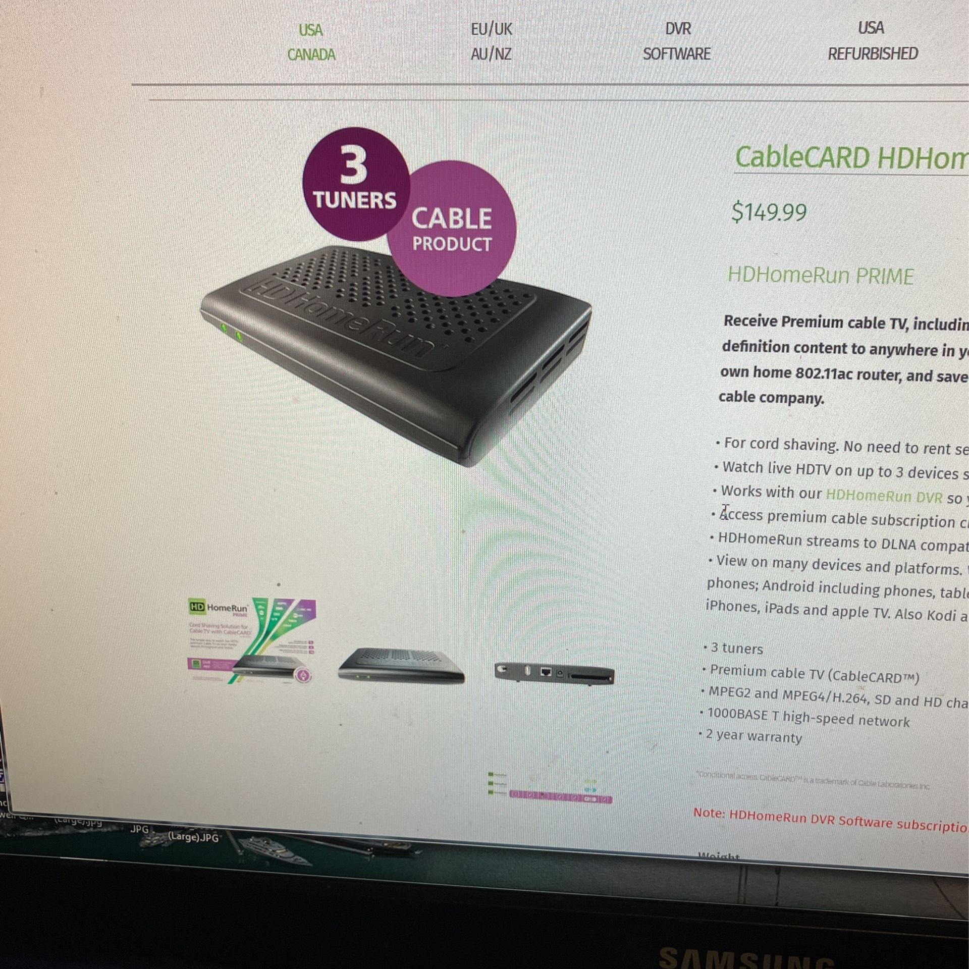 Silicondust Cable Card HDHomeRun prime (HDHR3 CC)