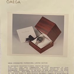 Omega Moon Watch Collector Item