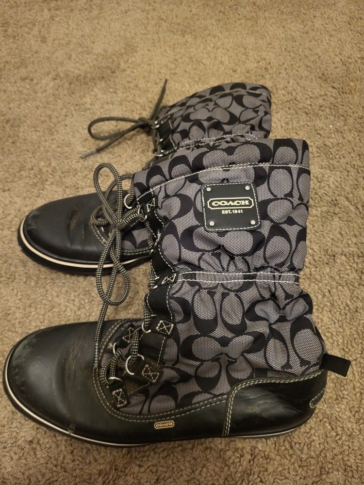 Authentic Women's Size 7 Coach Fall Winter Boots