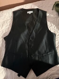 Calvin Klein Men’s Black Formal Suit Vest