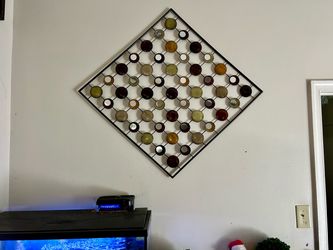 Big Mid Century Modern Wall Art 28.5”