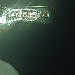 14kgold p25 gemstone and diamond and gray pearl pendant