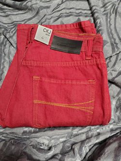 Calvin Klein Red Jeans