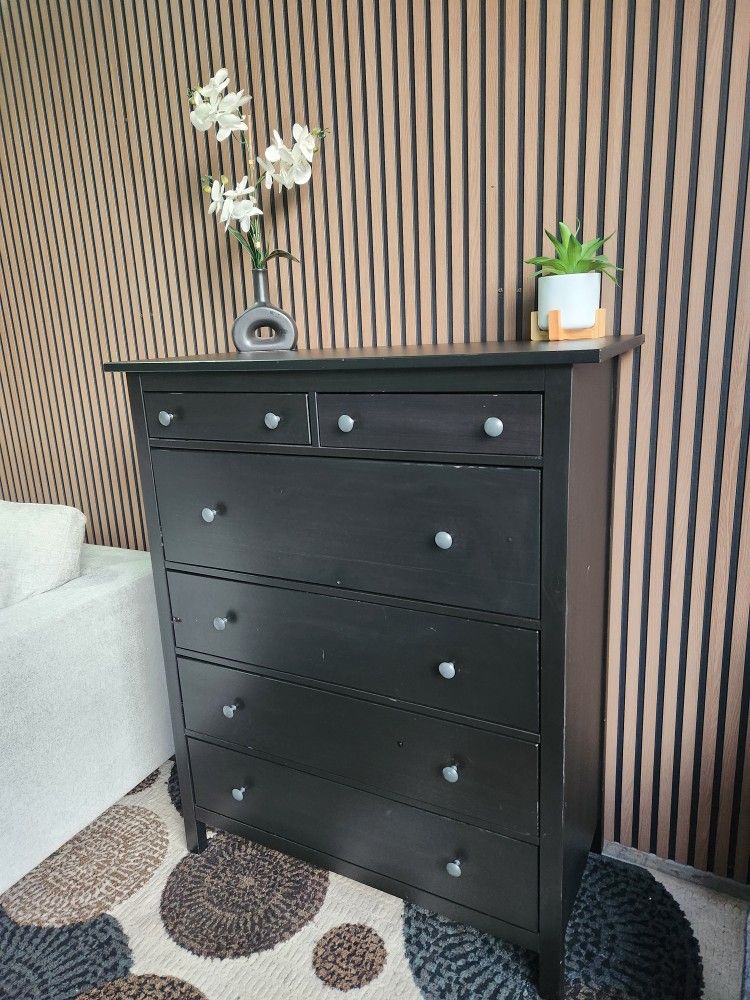6 Drawer Tall Espresso Ikea Hemnes Dresser