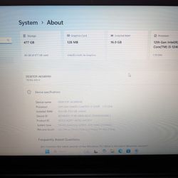 Dynabook Tecra A50-J Professional Laptop I5-1240p 16gb Ram  512gb SSD 