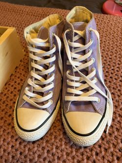 Lavender High Top Converse Size 8 Men 10 Women