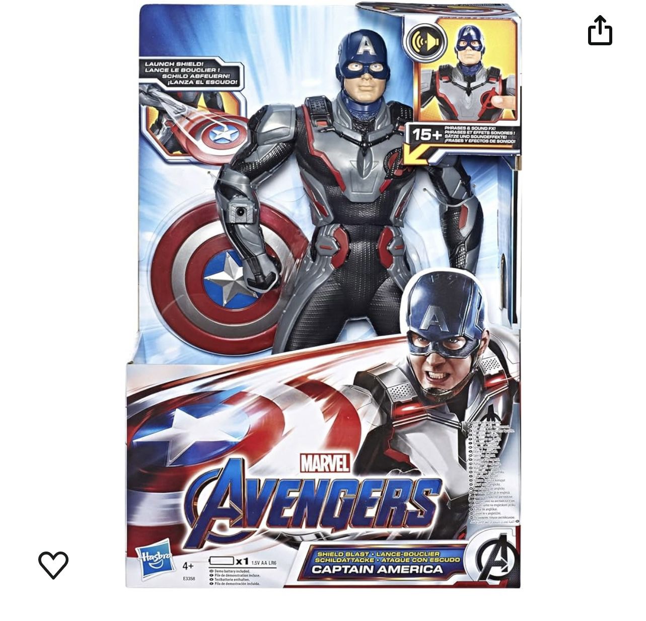 Marvel  Avengers Shield Blast captain America 