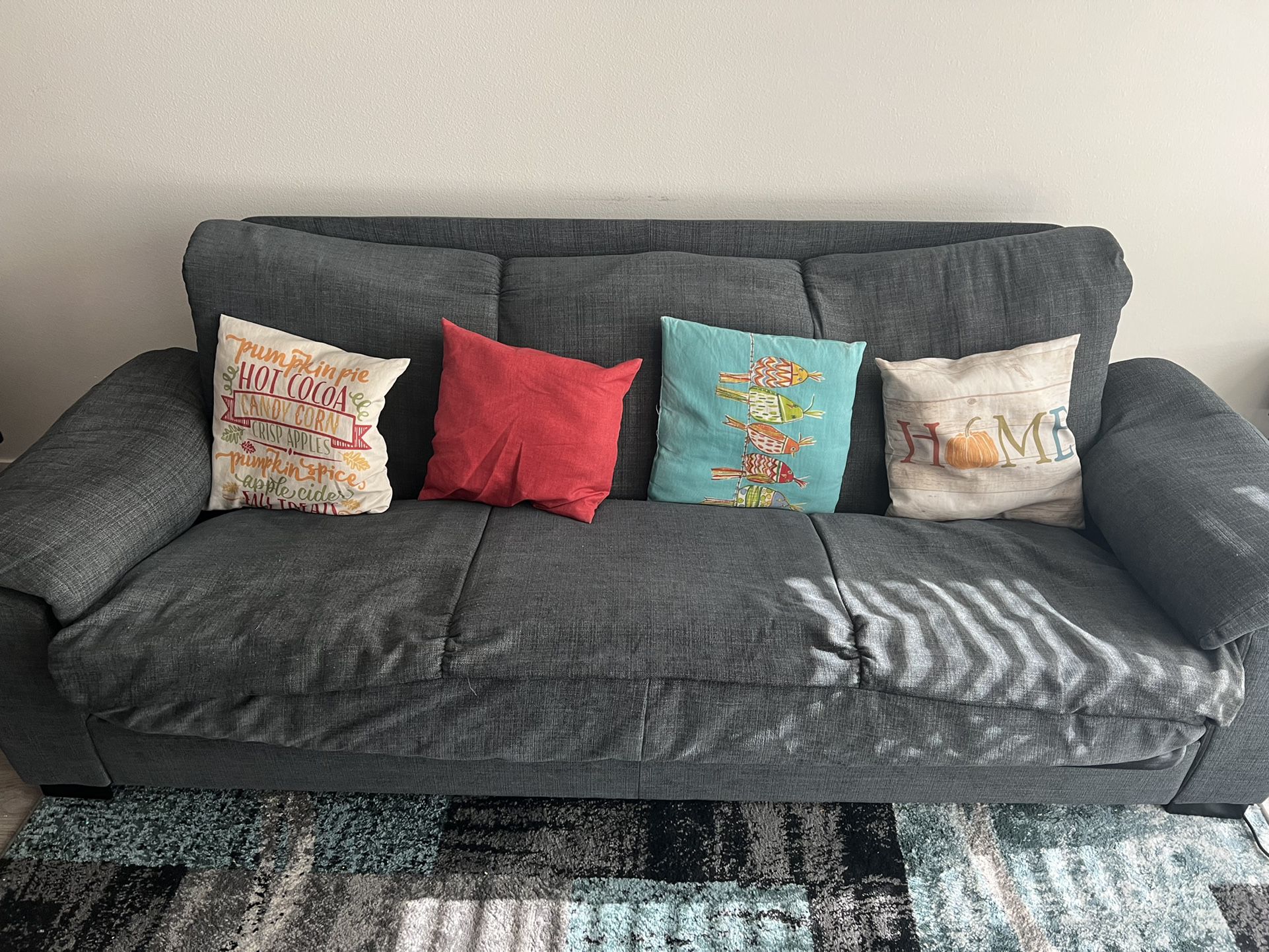 Comfy Ikea 3-seater Gray Couch [Free]