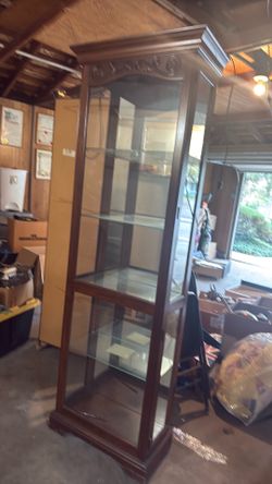 Title: Pair of Philip Reinisch Lighted Curio Cabinets – $125 Each / $200 Pair