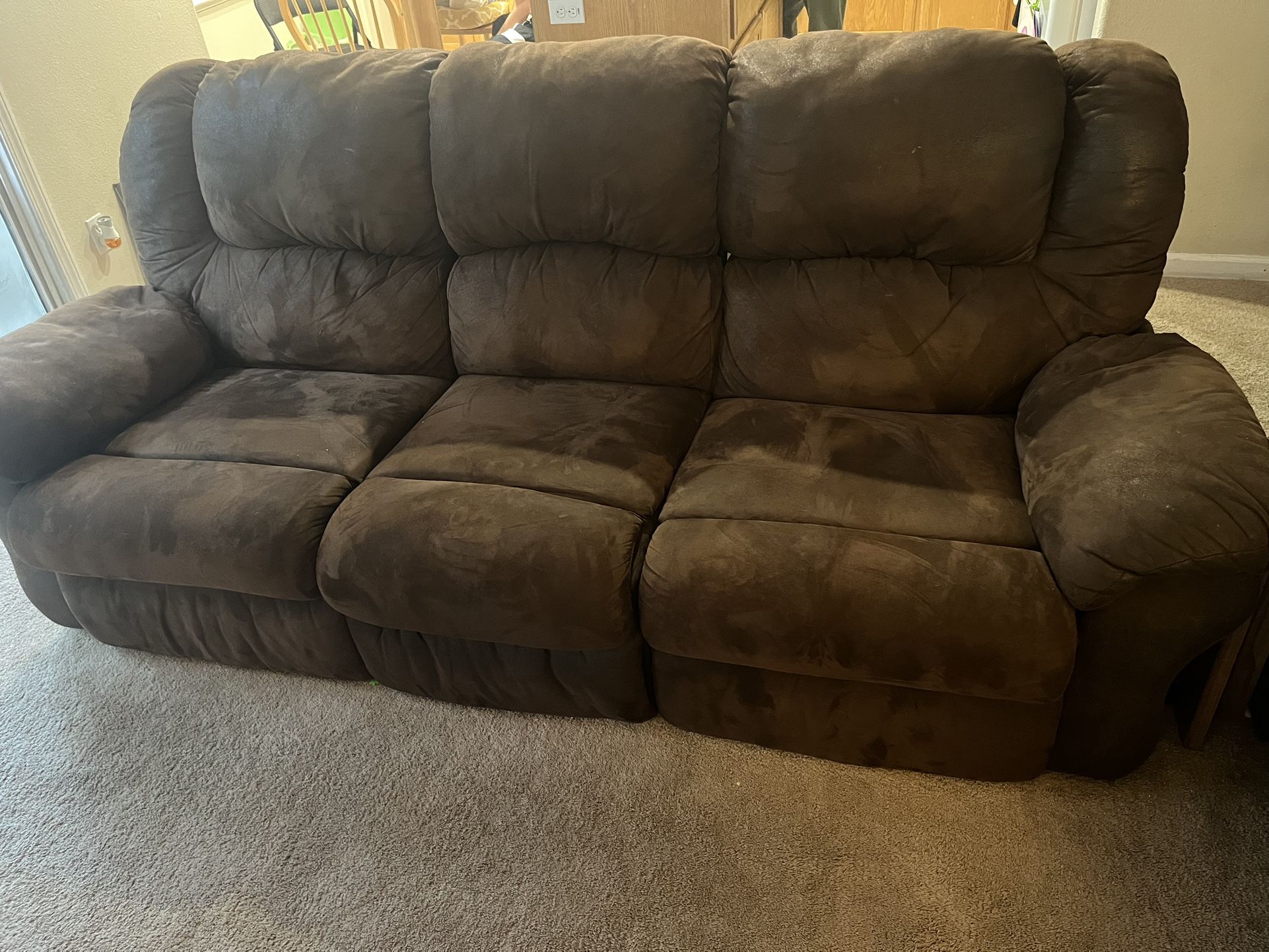 Brown Recliner Couch