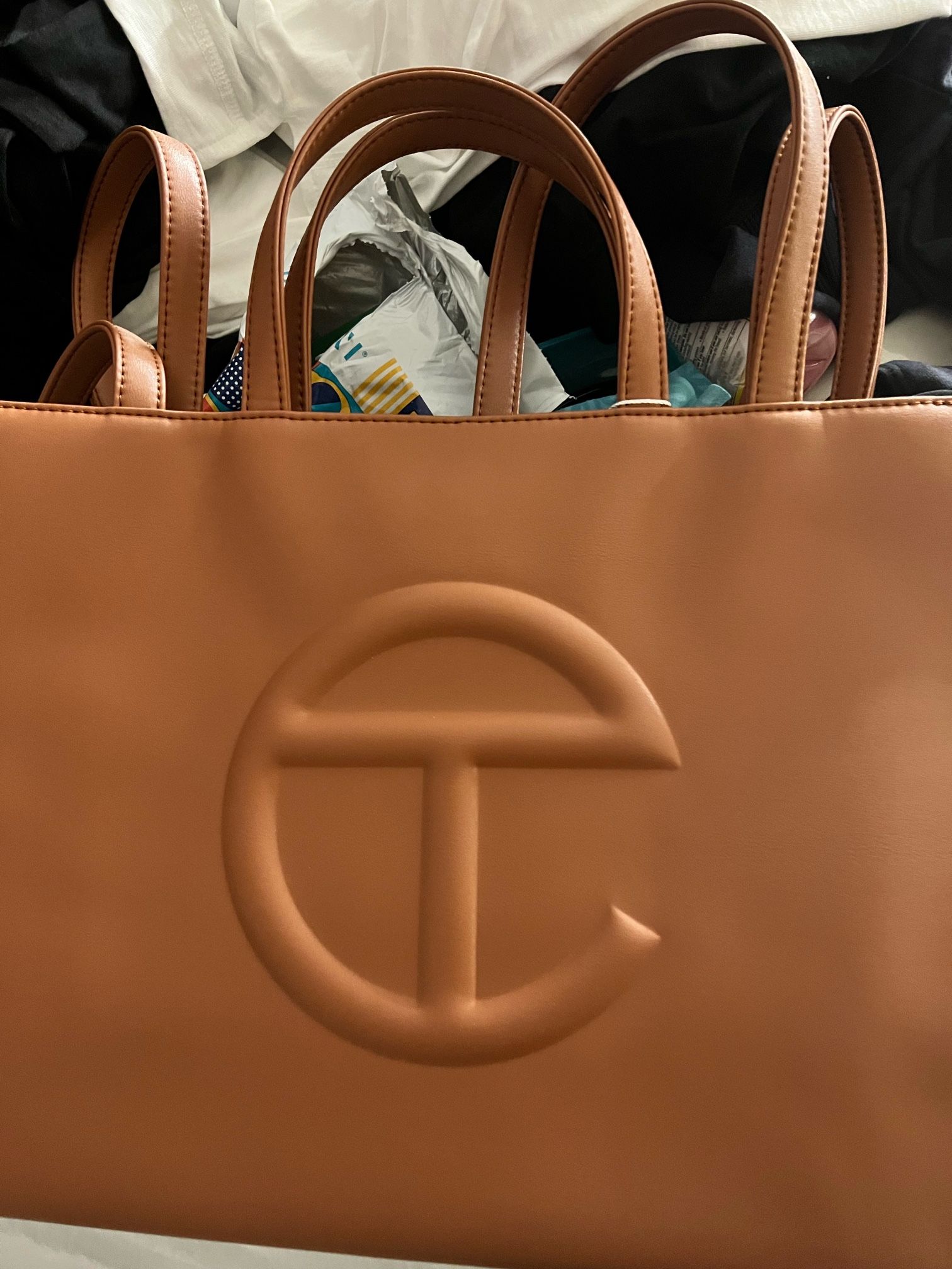 Official Telfar Medium Bag In Tan