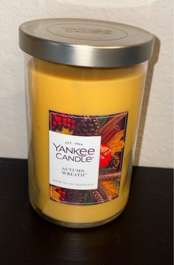 New Yankee Candle Autumn Wreath 20 Ounces Large Candles