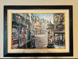 Giclee Painting “Parisian Walk”