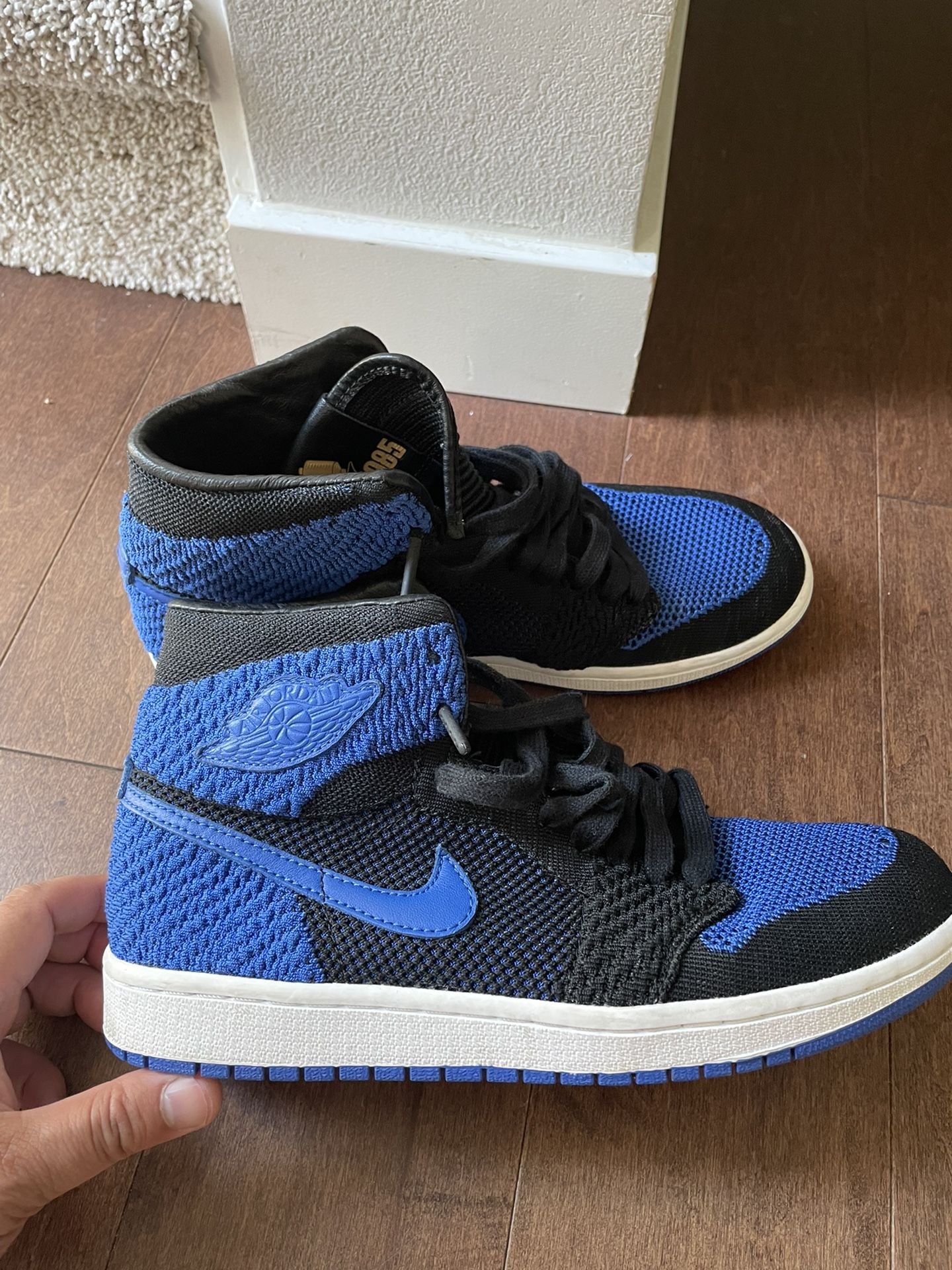 Shoe Jordan Flyknit Royal Blue Air Jordan Retro High OG Flyknit
