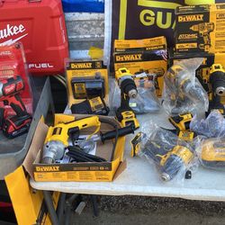 New tools, in good condition.  Prices vary, ranging from $50 -$ 99 to   $580 . There is a one month warranty , the money is not returned, only credit 