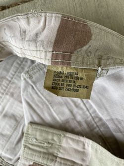 Military Camo Pants Desert