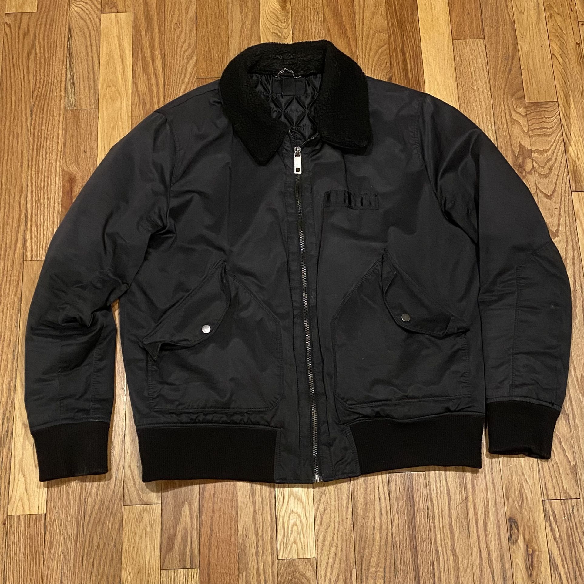 H&M Men's Black Bomber Jacket