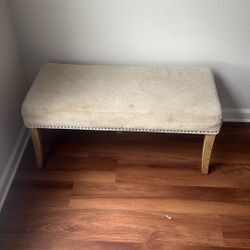 Beige Ottoman 