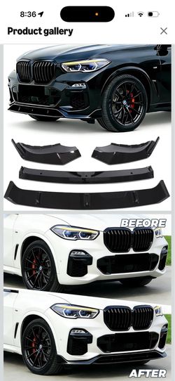 BMW X5 G05 M  50i front bumper lip 2019 through 2023
