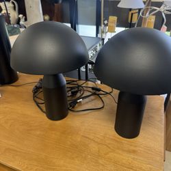 Pair of Atollo Metal Table Lamps - Retail: $450