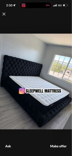 King bed frame with Matress