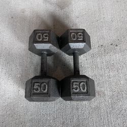 50lbs Dumbells
