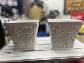 White Ceramics Vases