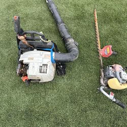 OLD ECHO BLOWER AND TRIMMER 