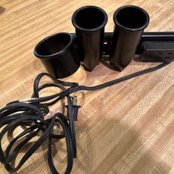 2 piece Derby Salon Station Appliance Dryer Iron Holder,