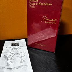 Maison Francis Kurkdjian Baccarat Rouge 540
