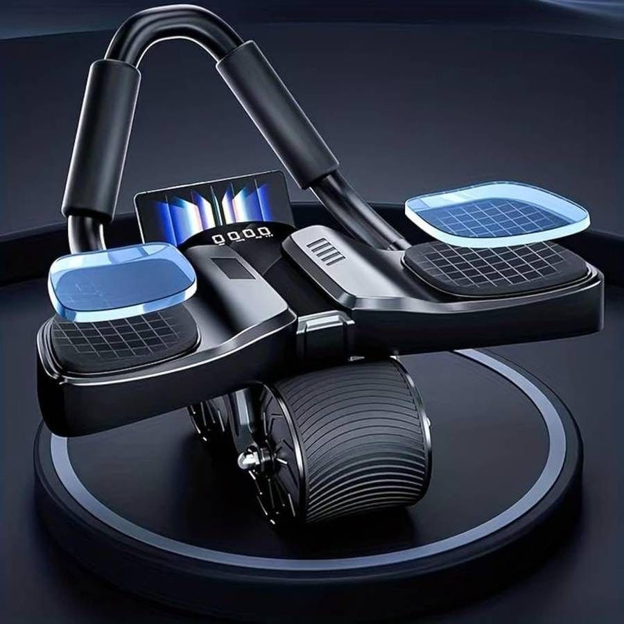 new Roller High-Performance Exercise Machine with Automatic Rebound, Multi- Layered Anti-Slip  About this item  【Grow Six Packs Faster & Safer】The abs
