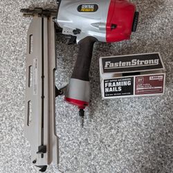 21° Framing Nail Gun + Nails