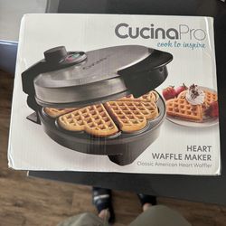 Heart shape waffle maker!