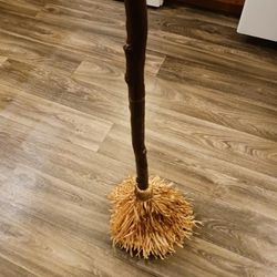 Halloween broom decoration