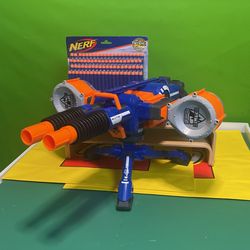 Nerf N-Strike Elite Rhino-Fire Blaster Bundle – Dual Barrels & 100 Darts!