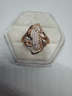 Vintage 14K 585 Rolled Gold Ring Size 8