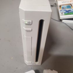 Nintendo Wii With One Control And 3 Games