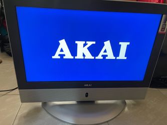 Vintage Akai TV with Built-in DVD Player