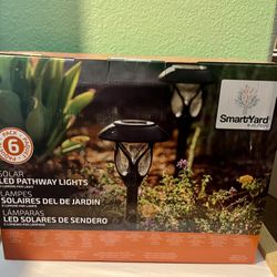 New SmartYard Solar Pathway Lights – 6 Pack