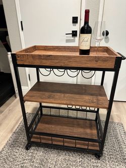 Rolling Bar Cart