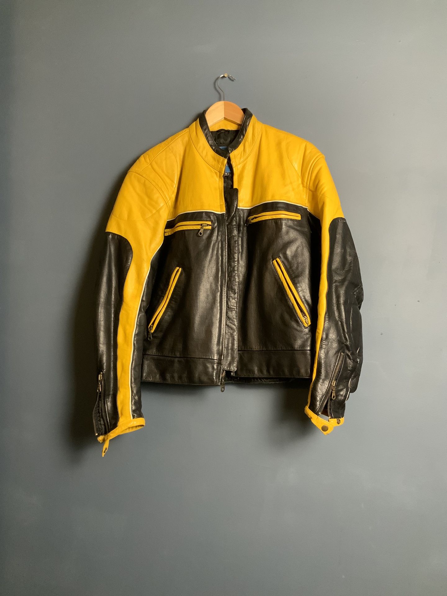 Xelement Leather Motorcycle Jacket By U.S.A. Leather