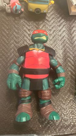 Teenage Mutant Ninja Turtles Raphael Battle Shell 10 Inch